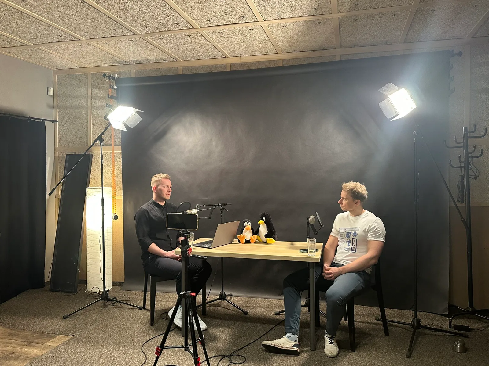 Adam and Martin during the webinar